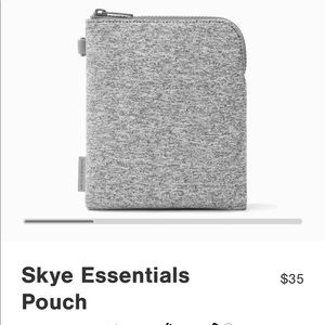 Dagne Dover Skye Essentials Pouch in Heather Gray